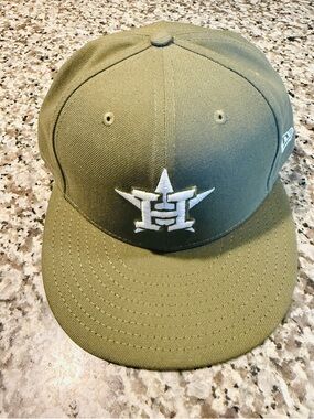 New Era Houston Astros 59Fifty Fitted Hat 7 5/8
